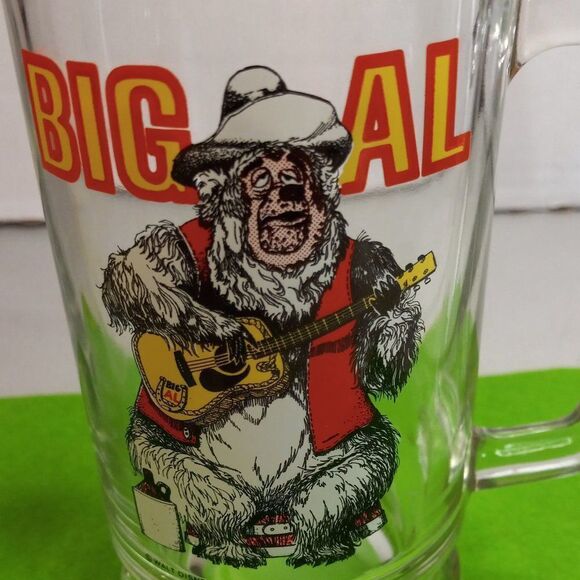 Vintage Walt Disney Glass Mug 1972 Big Al Country Bear Jamboree Grandmacore - Picture 1 of 6